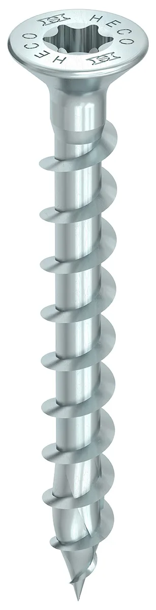HECO-TOPIX-plus 4,5 x 40, Beschlagschraube, HECO-Drive, HD-20, Vollgewinde, A3K, 500 Stück