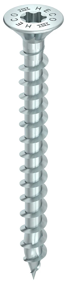 HECO-TOPIX-plus 4,5 x 60, Verlegeschraube, HECO-Drive, HD-20, variables Vollgewinde, A3K, 200 Stück