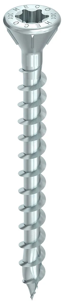 HECO-TOPIX-plus 5 x 100, Senkkopf 60°, HECO-Drive, HD-30, Teilgewinde, A3K, 100 Stück