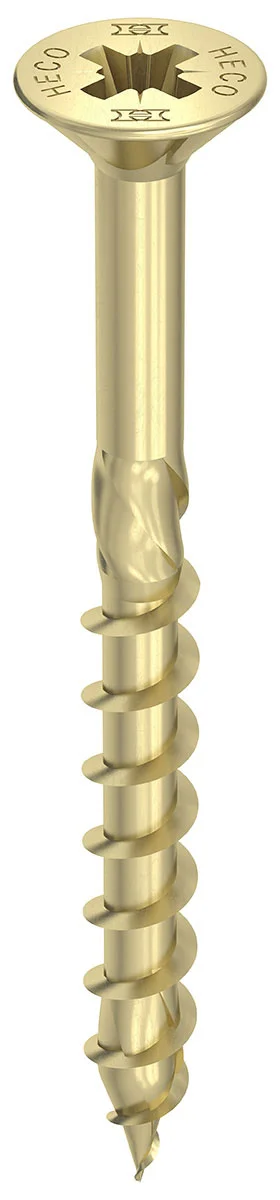 HECO-TOPIX-plus 5 x 35, Senkkopf, Pozi-Drive, PZD-2, Teilgewinde, A3L, 500 Stück