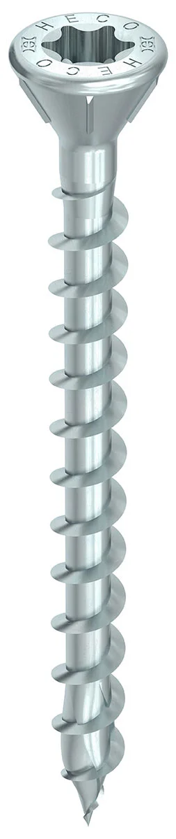 HECO-TOPIX-plus 5 x 50, Senkkopf 60°, HECO-Drive, HD-30, variables Vollgewinde, A3K, 200 Stück