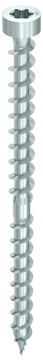 HECO-TOPIX-plus CombiConnect 6,5 x 100, Zylinderkopf, T-Drive, T-30, CC-Gewinde, A3K, 100 Stück
