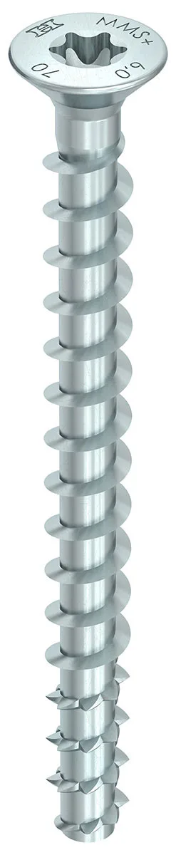 MULTI-MONTI-plus F 6 x 70, Senkkopf, T-30, A2K, 100 Stück
