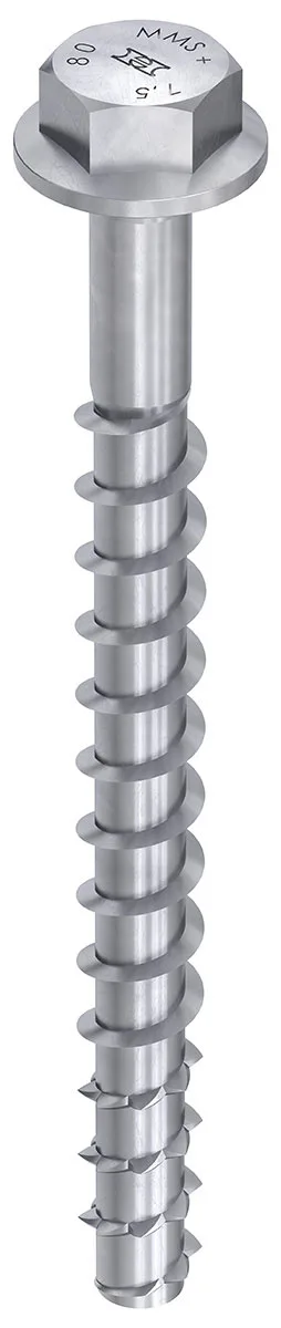 MULTI-MONTI-plus SS 10 x 80, Sechskantkopf, SW-13, HP-beschichtet, 25 Stück