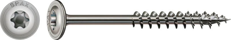 Holzbauschraube Edelstahl A2, Ø 8 mm, 8mm, x 140 mm, 50 Stk. - Profi Box
