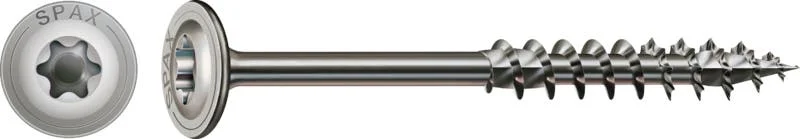 Holzbauschraube Edelstahl A2, Ø 8 mm, 8mm, x 260 mm, 50 Stk. - Profi Box