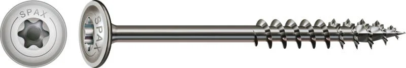 Holzbauschraube Edelstahl A2, Ø 6 mm, 6mm, x 120 mm, 100 Stk. - Profi Box
