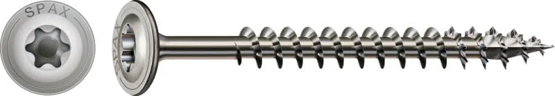 Holzbauschraube Edelstahl A2, Ø 8 mm, 8mm, x 120 mm, 50 Stk. - Profi Box