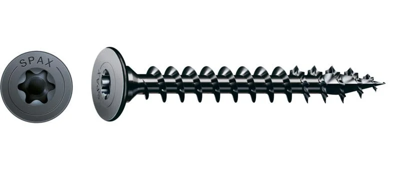 Rückwandschraube schwarz BLAX, 4mm, x 20 mm, 300 Stk. - Profi Kleinverpackung