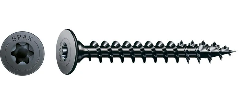 Rückwandschraube schwarz BLAX, 3.5mm, x 30 mm, 300 Stk. - Profi Kleinverpackung