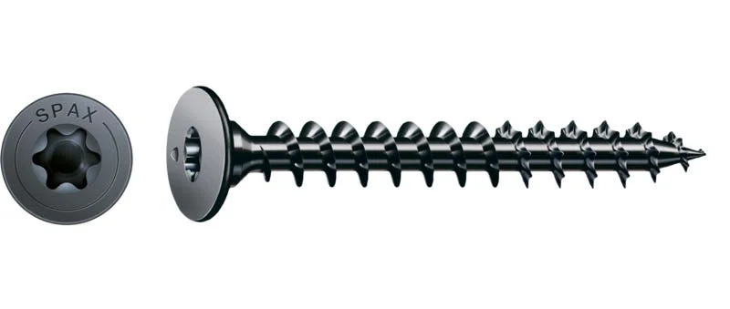 Rückwandschraube schwarz BLAX, 3mm, x 30 mm, 300 Stk. - Profi Kleinverpackung