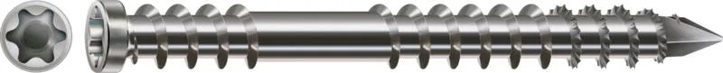 Terrassenschraube Edelstahl A4, 6mm, x 100 mm, 100 Stk. - Profi Kleinverpackung