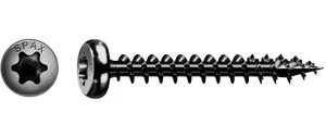 Universalschraube schwarz BLAX, 3.5mm, x 12 mm, 200 Stk. - Profi Kleinverpackung