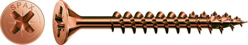 Universalschraube Brüniert, 4mm, x 60 mm, 500 Stk. - Profi Box