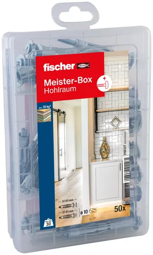 Meister-Box Hohlraum + Schraube (50 Teile)