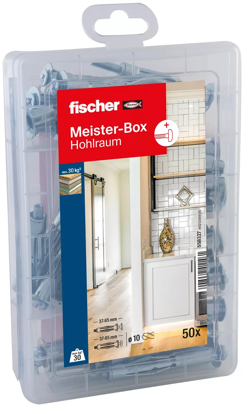 Meister-Box Hohlraum + Schraube (50 Teile)