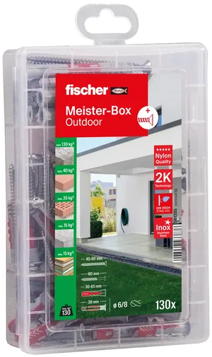 Meister-Box Outdoor + Schraube (130 Teile)