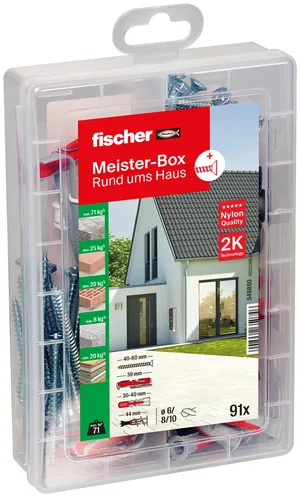 Meister-Box Rund ums Haus + Schrauben (91 Teile)