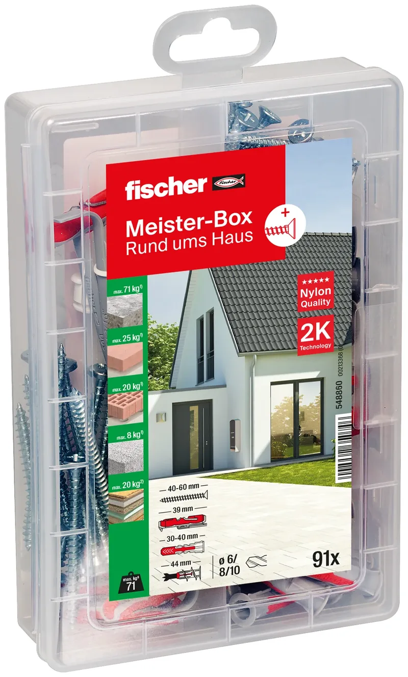 Meister-Box Rund ums Haus + Schrauben (91 Teile)