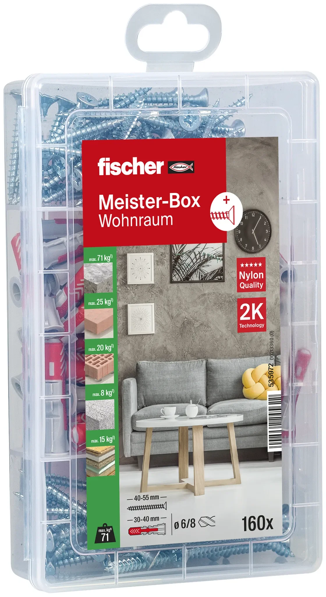 Meister-Box Wohnraum + Schrauben (160 Teile)