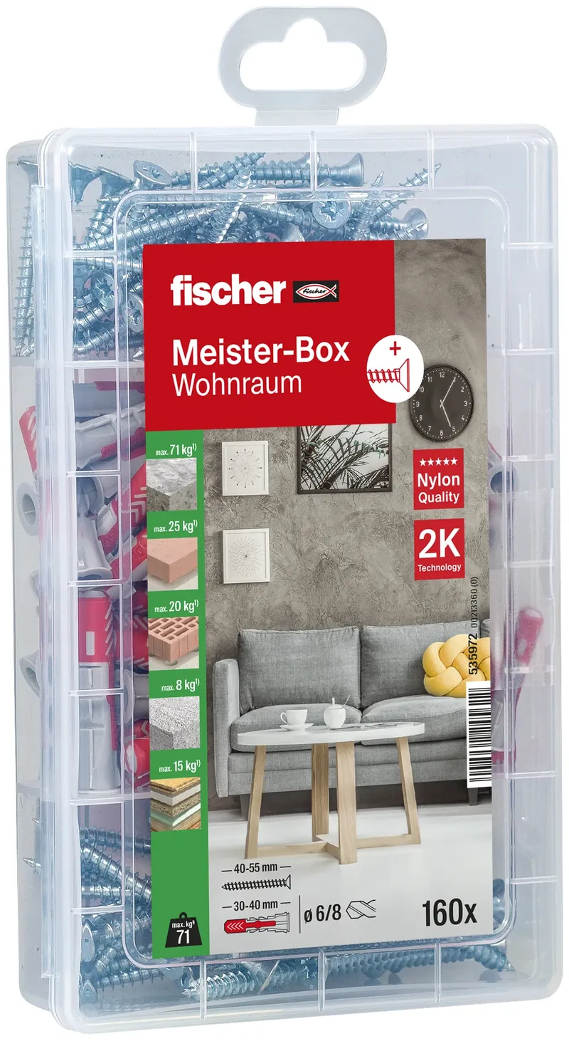 Meister-Box Wohnraum + Schrauben (160 Teile)