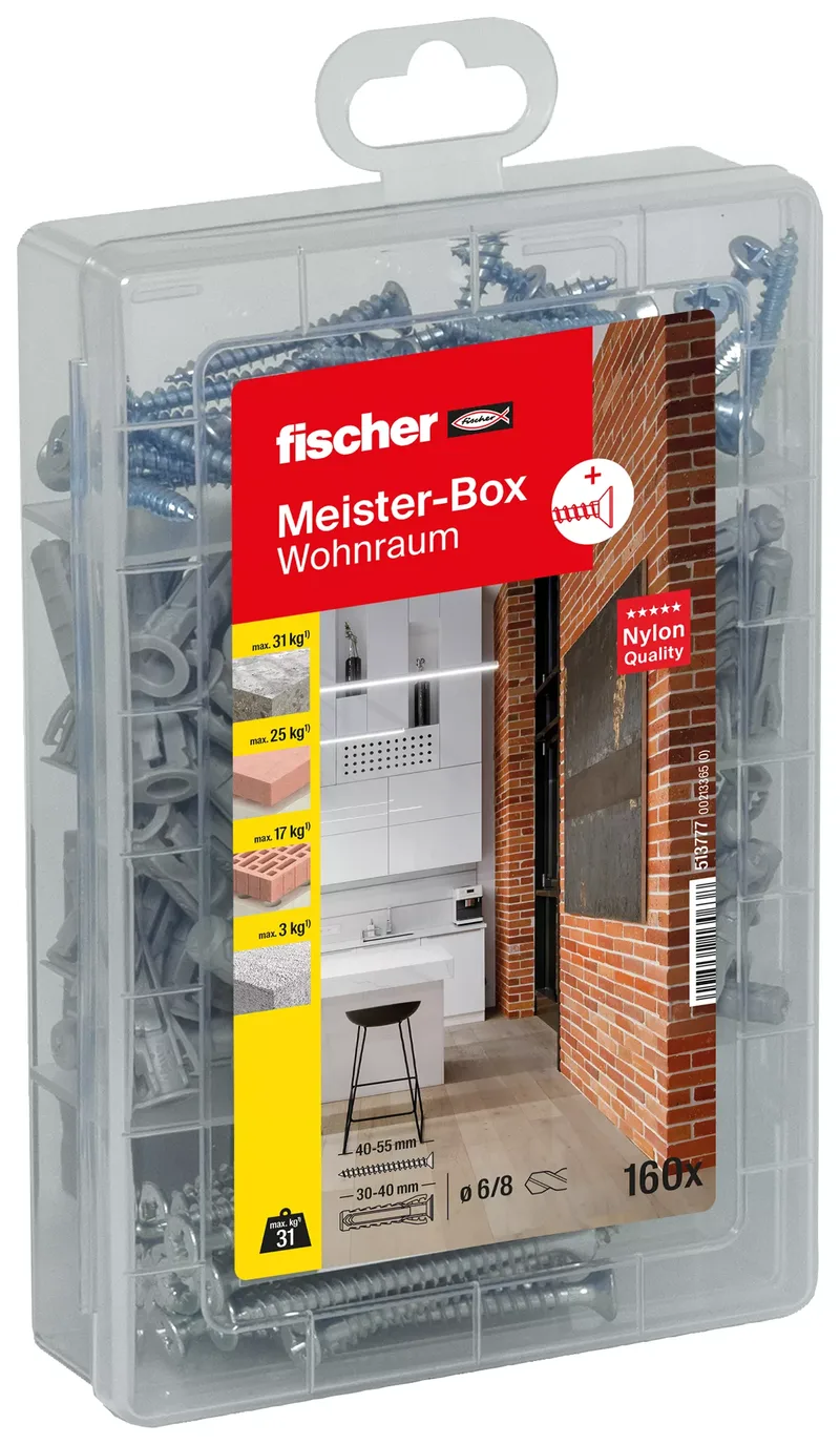 Meister-Box Wohnraum + Schrauben (160 Teile)