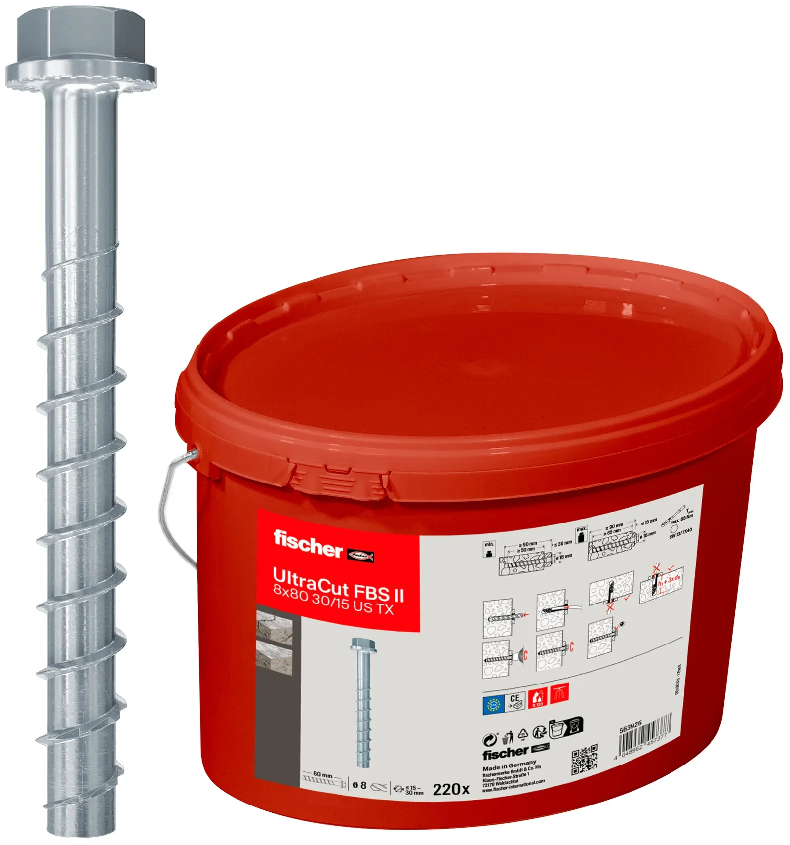FBS II 8 x 80 30/15 US TX Eimer (220)