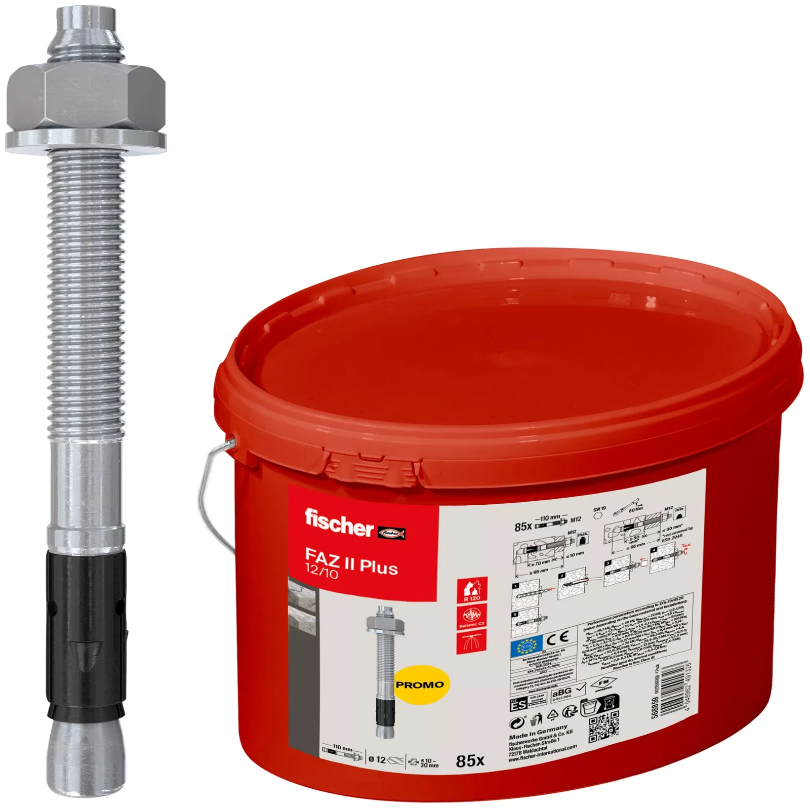 FAZ II Plus 12/10 Eimer - Promo