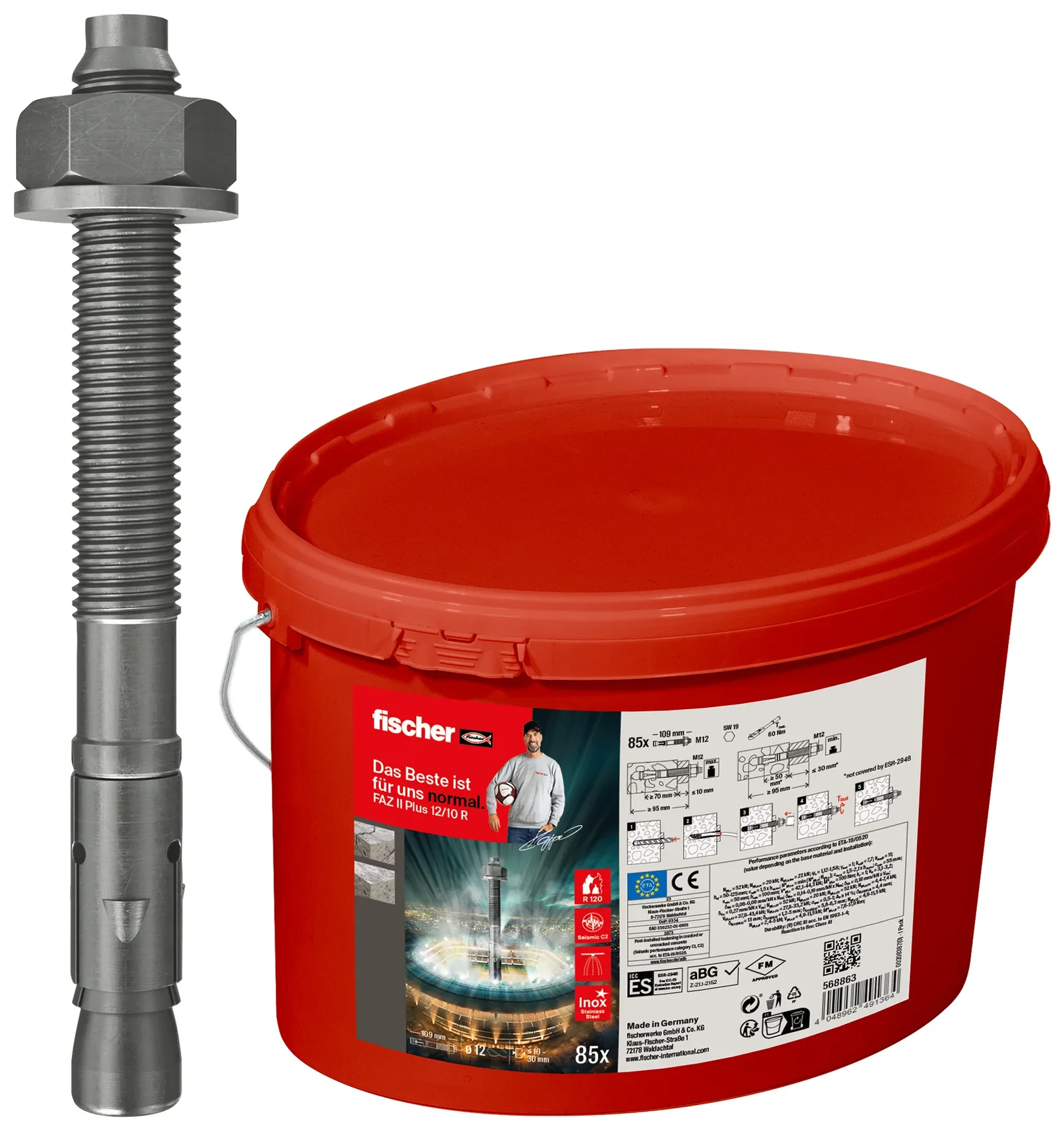FAZ II Plus 12/10 R Eimer - Promo 24
