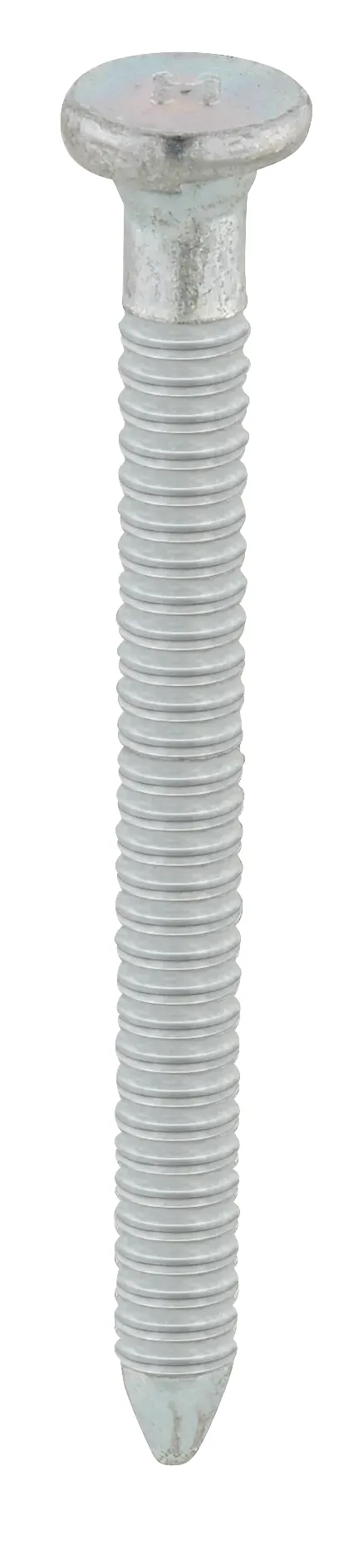 SPAX Rillennagel, 4,0 x 50 mm, 250 Stück, Flachkopf mit konischem Ansatz, Ringgewinde, Pyramidenspitze, galvanisch verzinkt - SXCN450