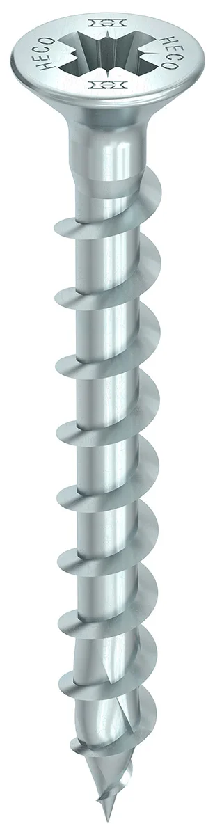 HECO-TOPIX-plus 4,5 x 40, Beschlagschraube, Pozi-Drive, PZD-2, Vollgewinde, A3K, 500 Stück