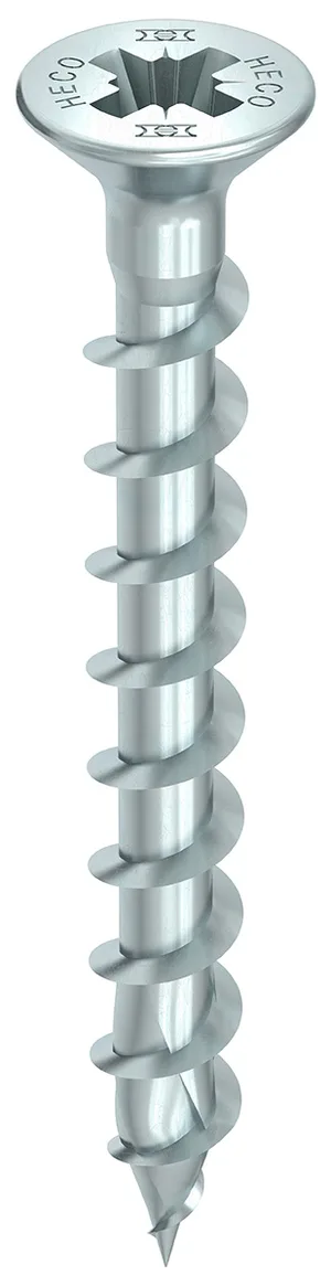 HECO-TOPIX-plus 4,5 x 40, Beschlagschraube, Pozi-Drive, PZD-2, Vollgewinde, A3K, 500 Stück