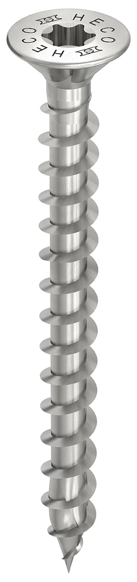 HECO-TOPIX-plus A2 4,5 x 30, Senkkopf, HECO-Drive, HD-25, variables Vollgewinde, 200 Stück