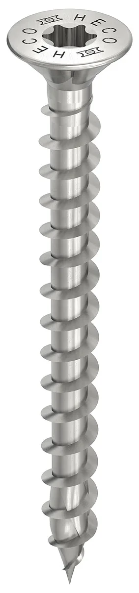 HECO-TOPIX-plus A2 4,5 x 30, Senkkopf, HECO-Drive, HD-25, variables Vollgewinde, 200 Stück