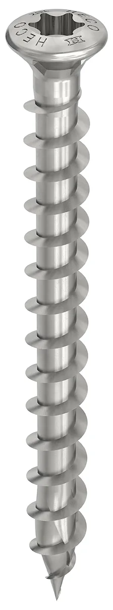 HECO-TOPIX-plus A2 4,5 x 50, Fassadenschraube, HECO-Drive, HD-20, variables Vollgewinde, 200 Stück