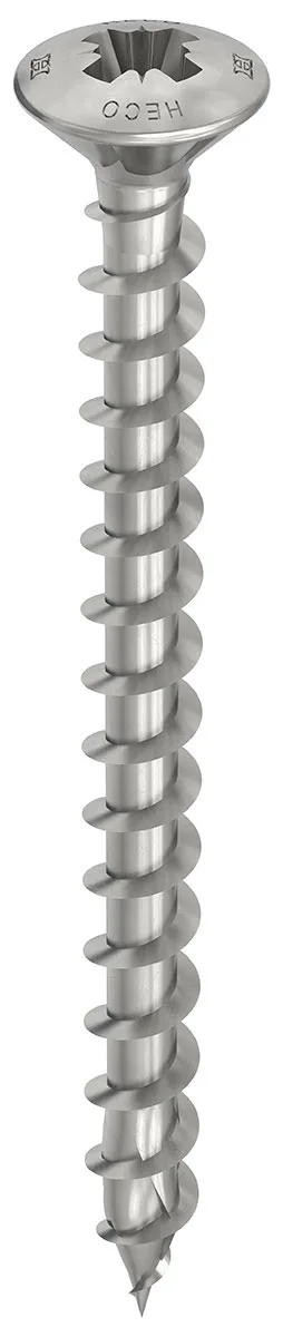 HECO-TOPIX-plus A2 4 x 40, Linsenkopf, Pozi-Drive, PZD-2, variables Vollgewinde, 200 Stück
