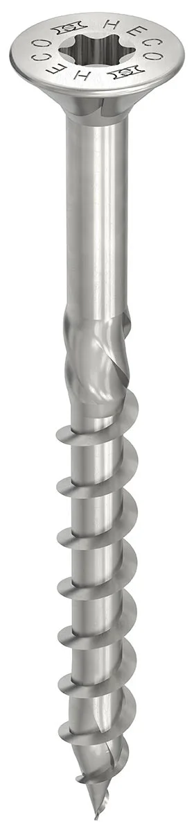 HECO-TOPIX-plus A2 4 x 40, Senkkopf, HECO-Drive, HD-20, Teilgewinde, 200 Stück