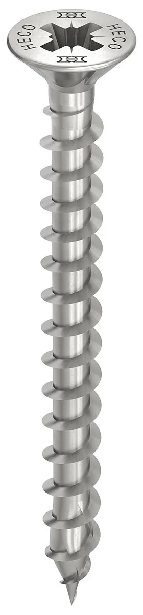 HECO-TOPIX-plus A2 4 x 40, Senkkopf, Pozi-Drive, PZD-2, variables Vollgewinde, 200 Stück