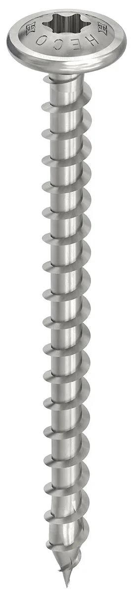 HECO-TOPIX-plus A2 8 x 100, Tellerkopf, T-Drive, T-40, Vollgewinde, 50 Stück
