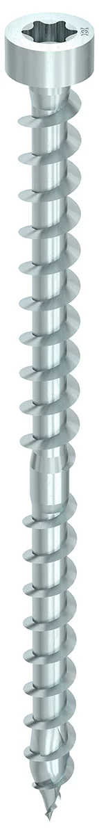 HECO-TOPIX-plus CombiConnect 8,5 x 215, Zylinderkopf, T-Drive, T-40, CC-Gewinde, A3K, 50 Stück