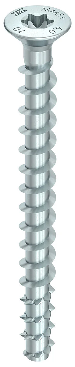 MULTI-MONTI-plus F 7,5 x 80, Senkkopf, T-40, A2K, 50 Stück