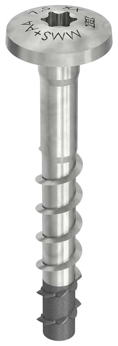 MULTI-MONTI-plus MS A4 7,5 x 40, Montageschienenanker, T-30, blank, 50 Stück