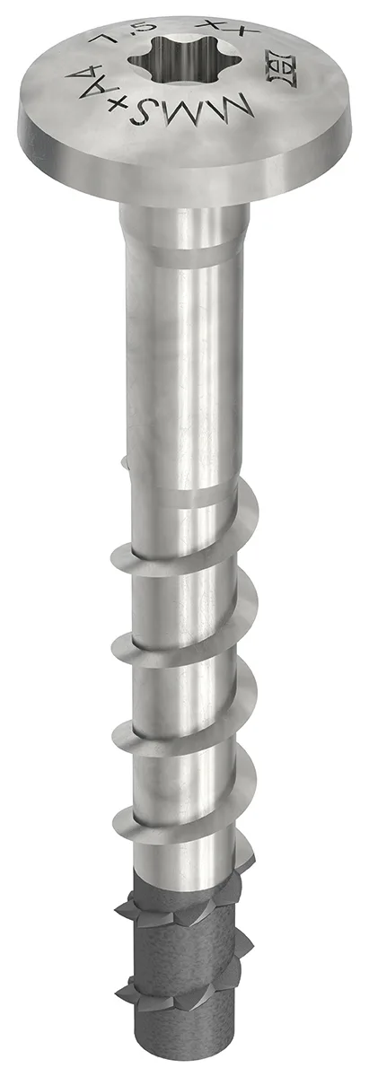 MULTI-MONTI-plus MS A4 7,5 x 40, Montageschienenanker, T-30, blank, 50 Stück