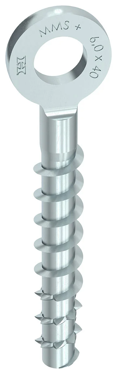 MULTI-MONTI-plus R 6 x 40, Ringanker, A2K, 200 Stück