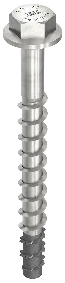MULTI-MONTI-plus SS A4 10 x 85, Sechskantkopf, SW-13, blank, 25 Stück