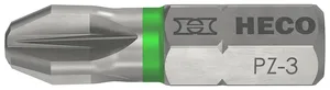Bits, Pozi-Drive, PZD-3, grün, 10 St.