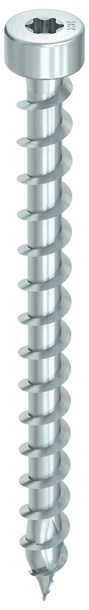 HECO-TOPIX-plus 10 x 340, Zylinderkopf, T-Drive, T-40, Vollgewinde, A3K, 50 Stück
