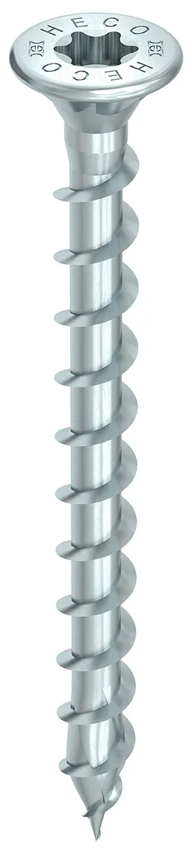 HECO-TOPIX-plus 3,5 x 25, Beschlagschraube, T-Drive, T-15, Vollgewinde, A3K, 1000 Stück