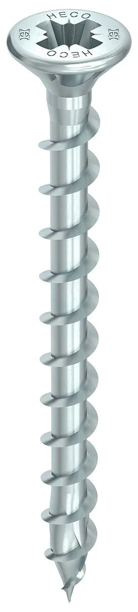 HECO-TOPIX-plus 3,5 x 30, Beschlagschraube, Pozi-Drive, PZD-2, Vollgewinde, A3K, 1000 Stück