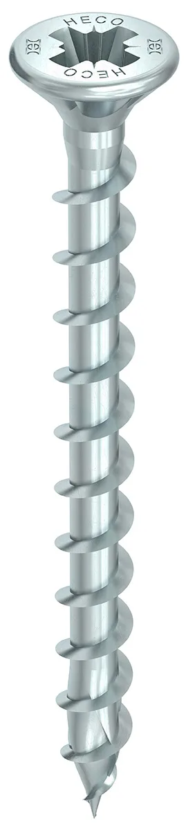 HECO-TOPIX-plus 3,5 x 35, Beschlagschraube, Pozi-Drive, PZD-2, Vollgewinde, A3K, 1000 Stück